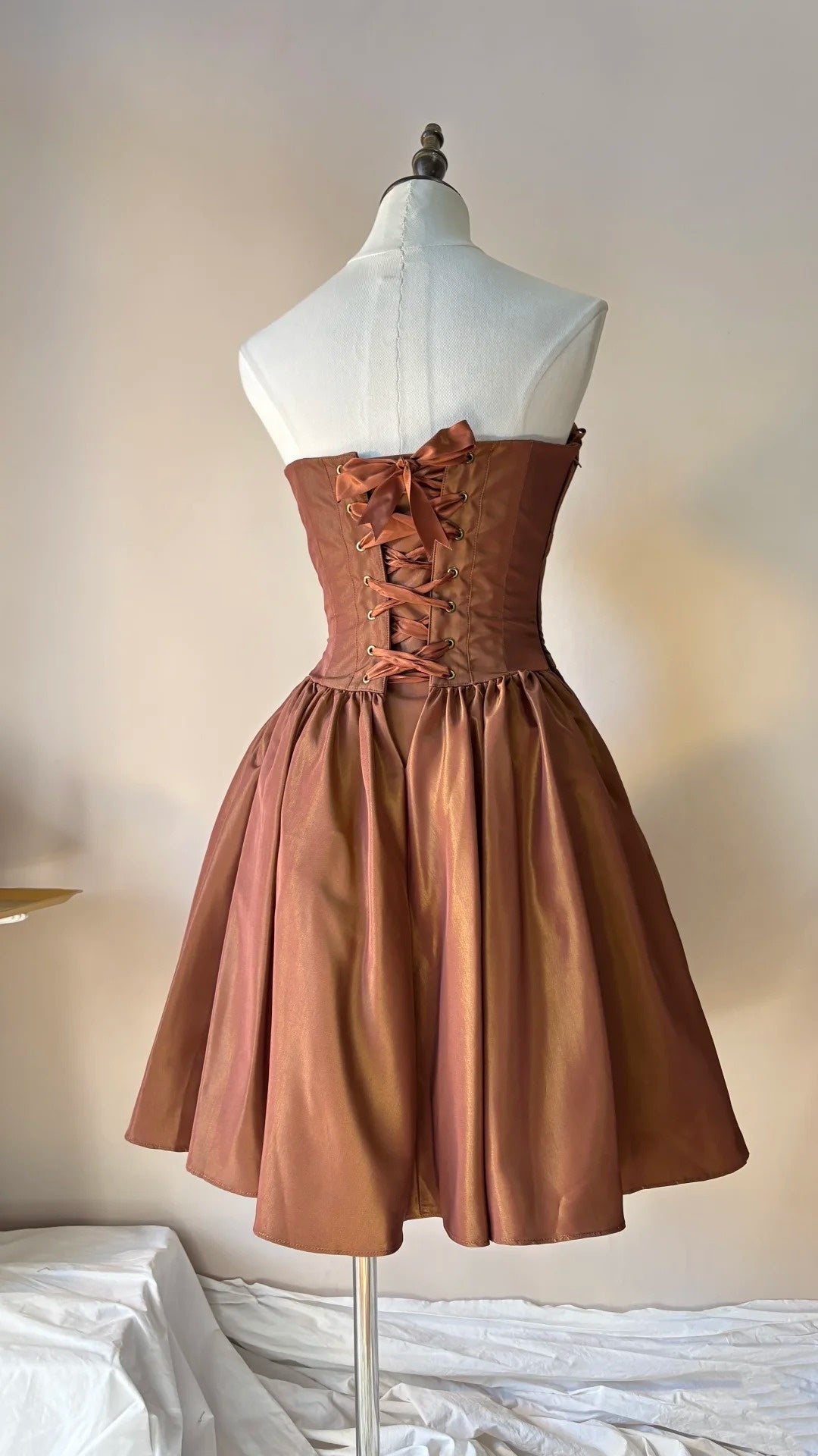 Brown A Line Homecoming Dress Short Party Dress P1325