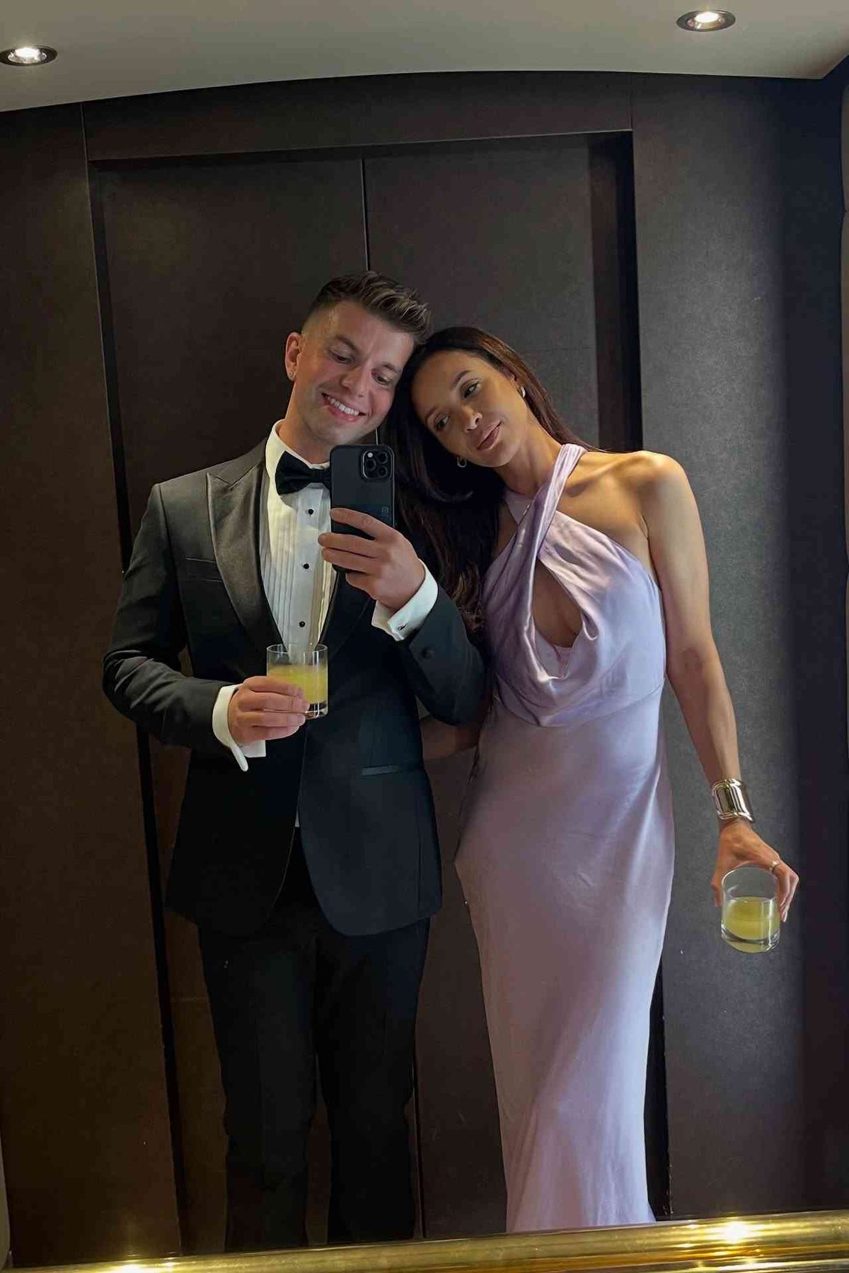 Halter Lilac Open Back Satin Long Formal Wedding Guest Dress P2490