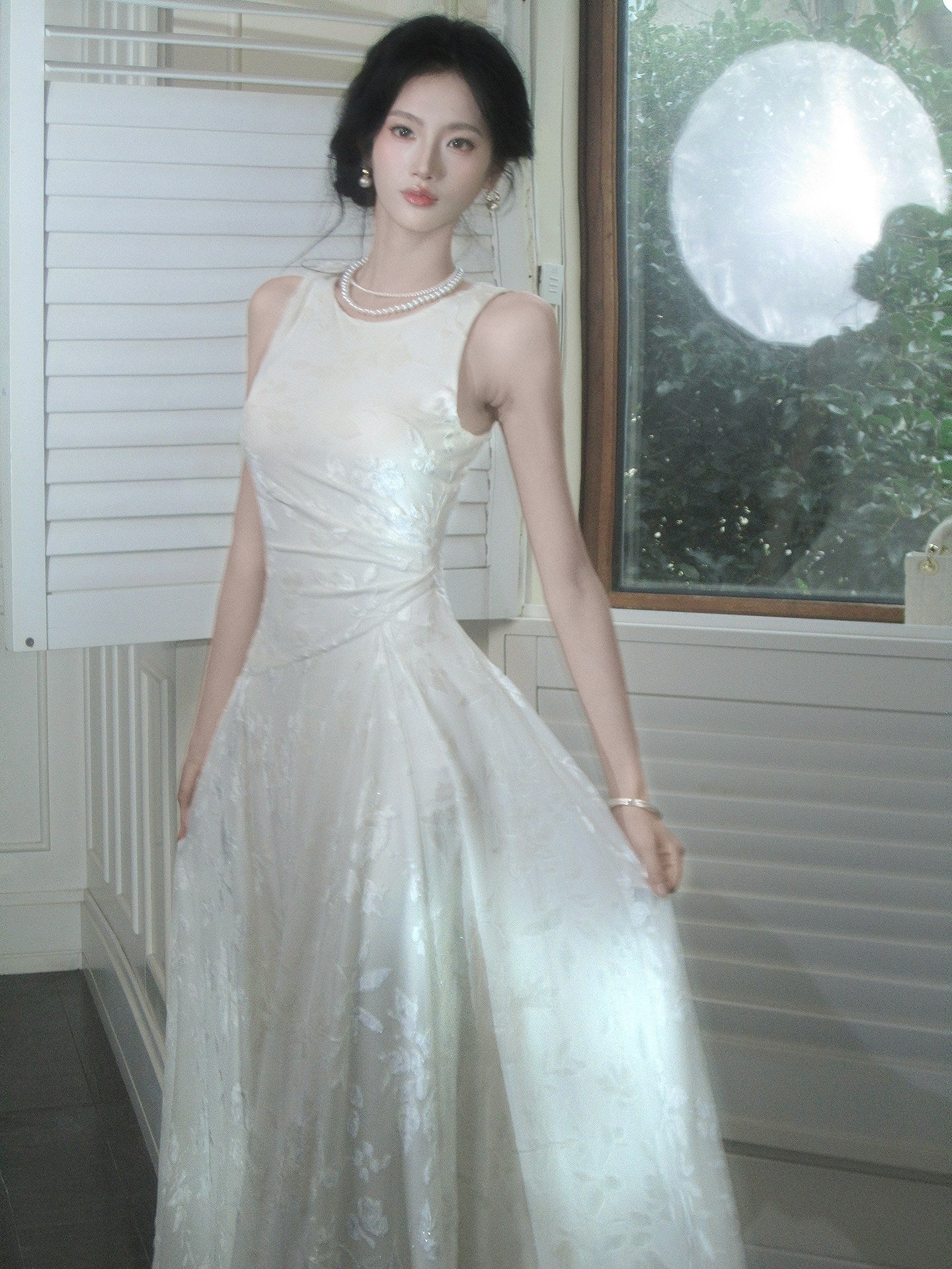 Elegant Sleeveless Formal Party Dress Birthday Dress Evening Dress L32