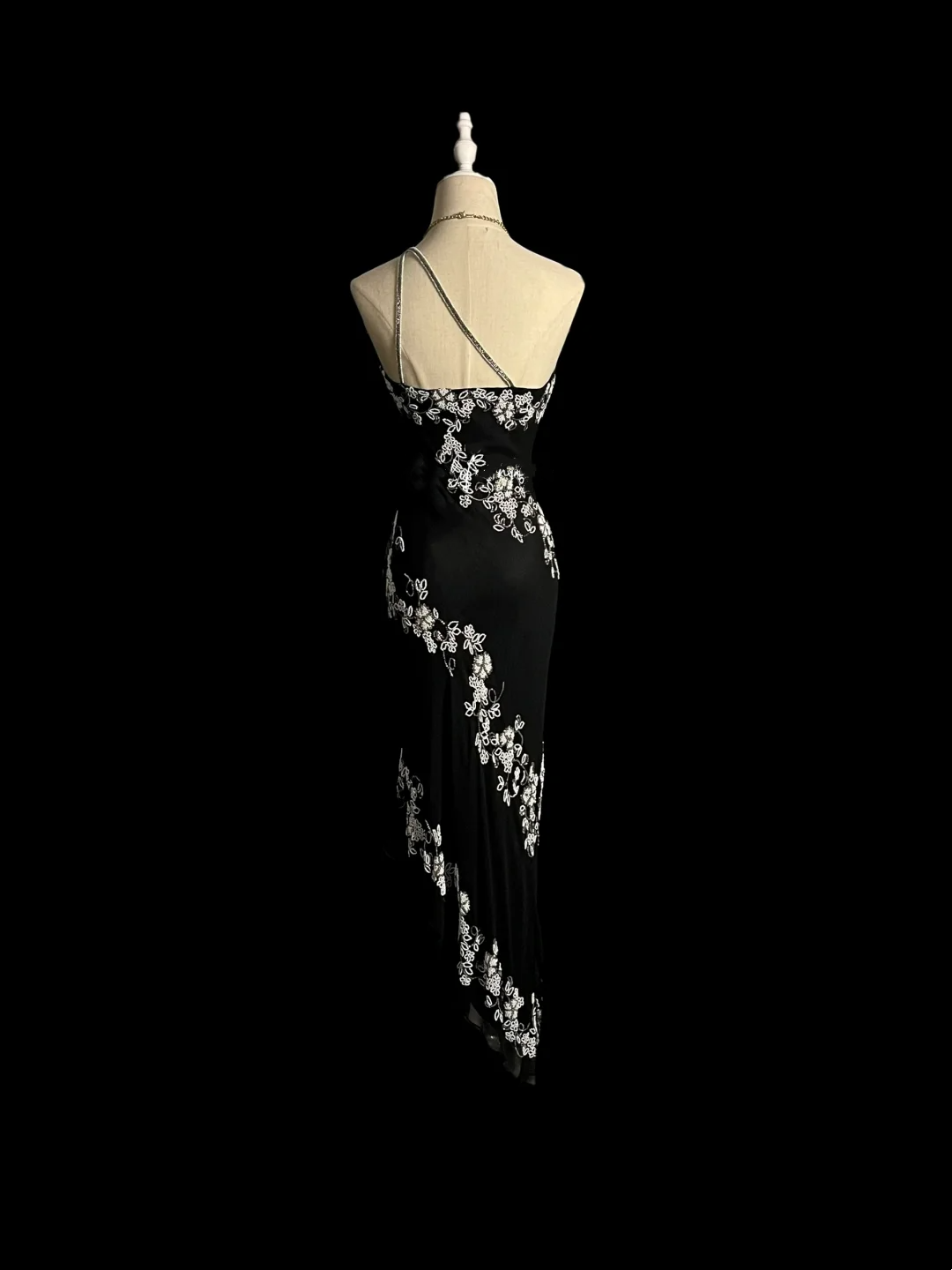 Black Sheath Beaded Prom Dress Formal Evening Party Dress Birthday Dress P101