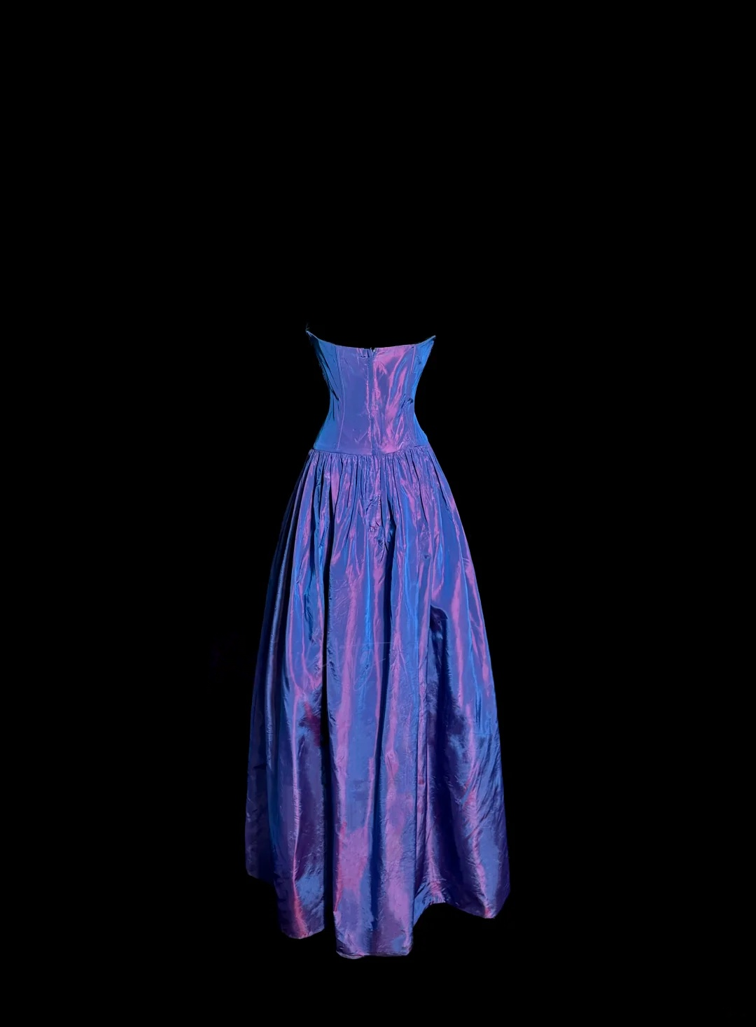 Strapless A Line Purple Prom Dress Formal Party Dress Evening Dress P126