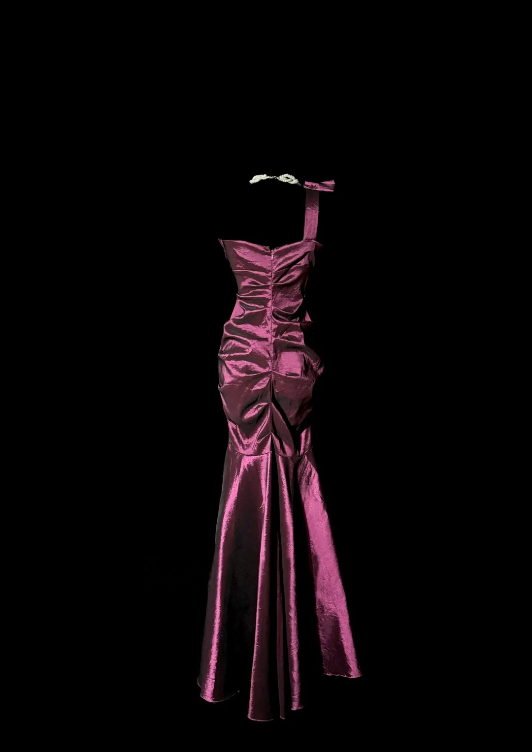 One Shoulder Sheath Satin Prom Dress Evening Dress P141