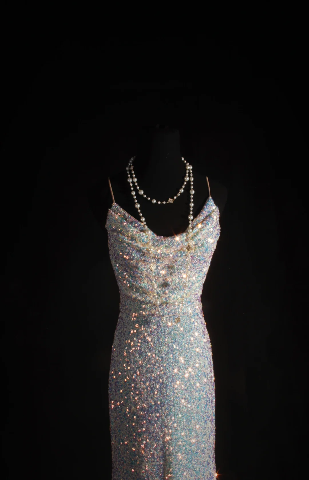 Sequin Mermaid Formal Prom Dress Sparkling Evening Dress P200