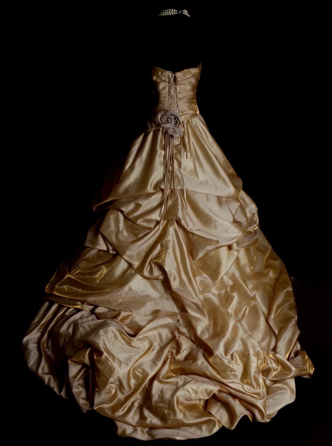 Ball Gown Gold Sweet 16 Birthday Dress Quinceanera Dresses P239