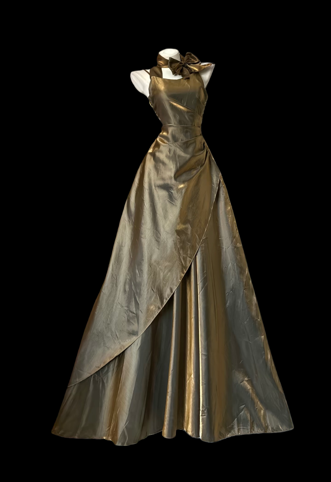 Halter A Line Retro Prom Dress A Line Formal Party Dress P461