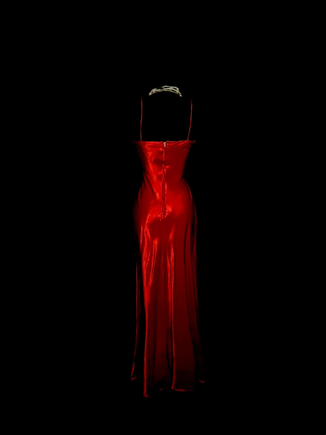 Red Stain Prom Dress Sheath Applique Formal Evening Dress P54