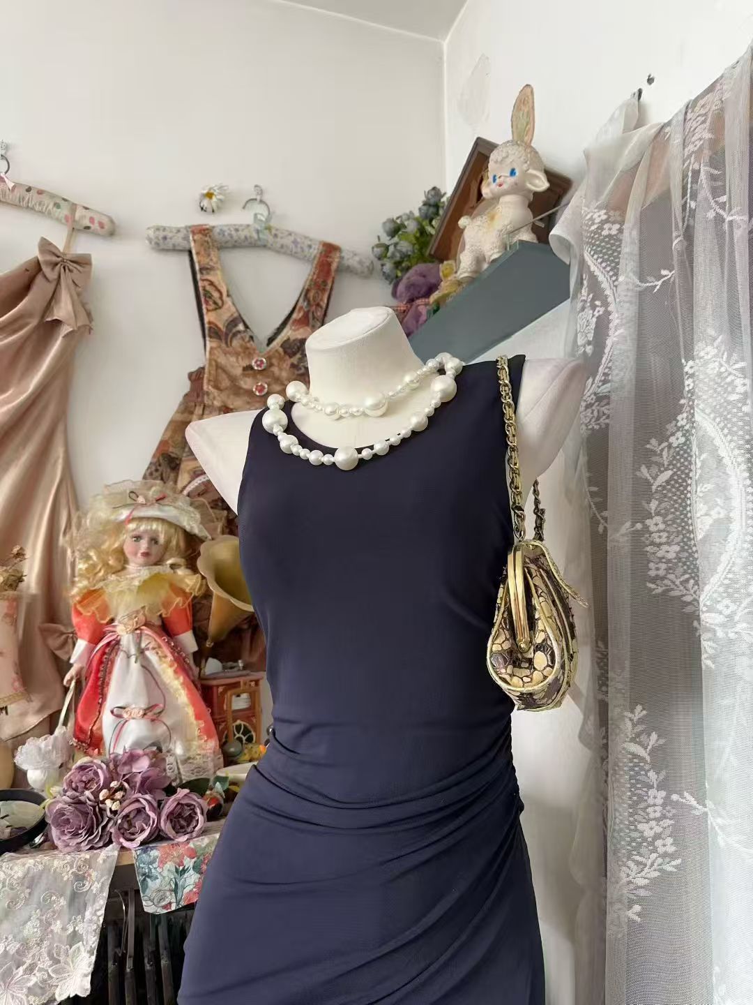 Sleeveless Sheath Homecoming Dress Modest Evening Dress P2078