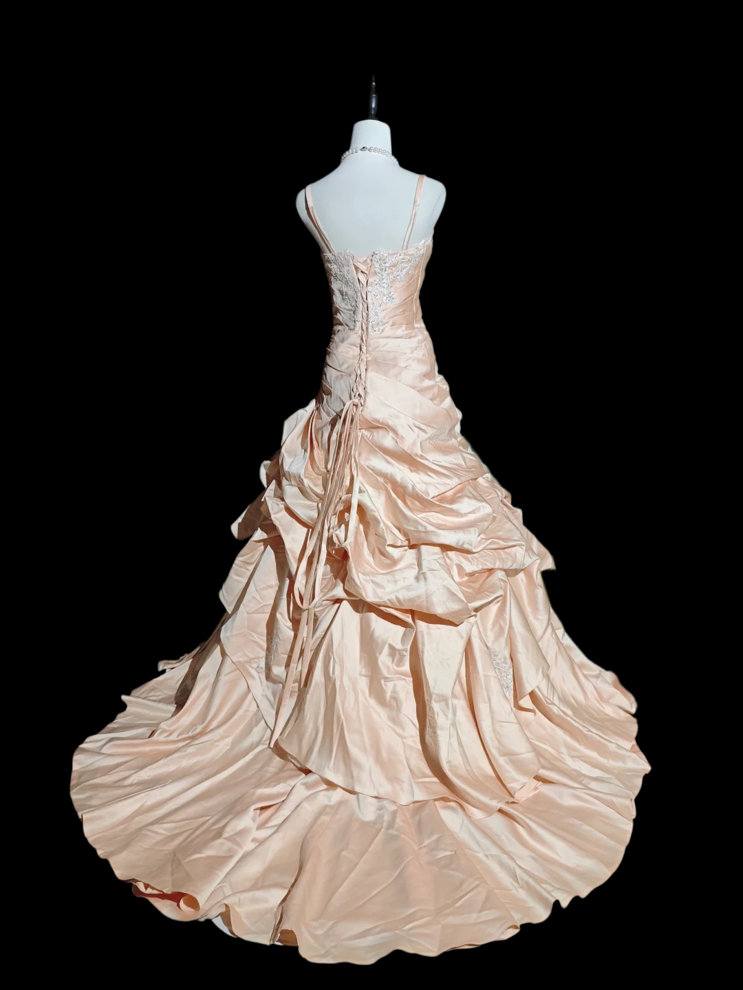Ball Gown Sweet 16 Birthday Dress Satin Formal Prom Dress P1046