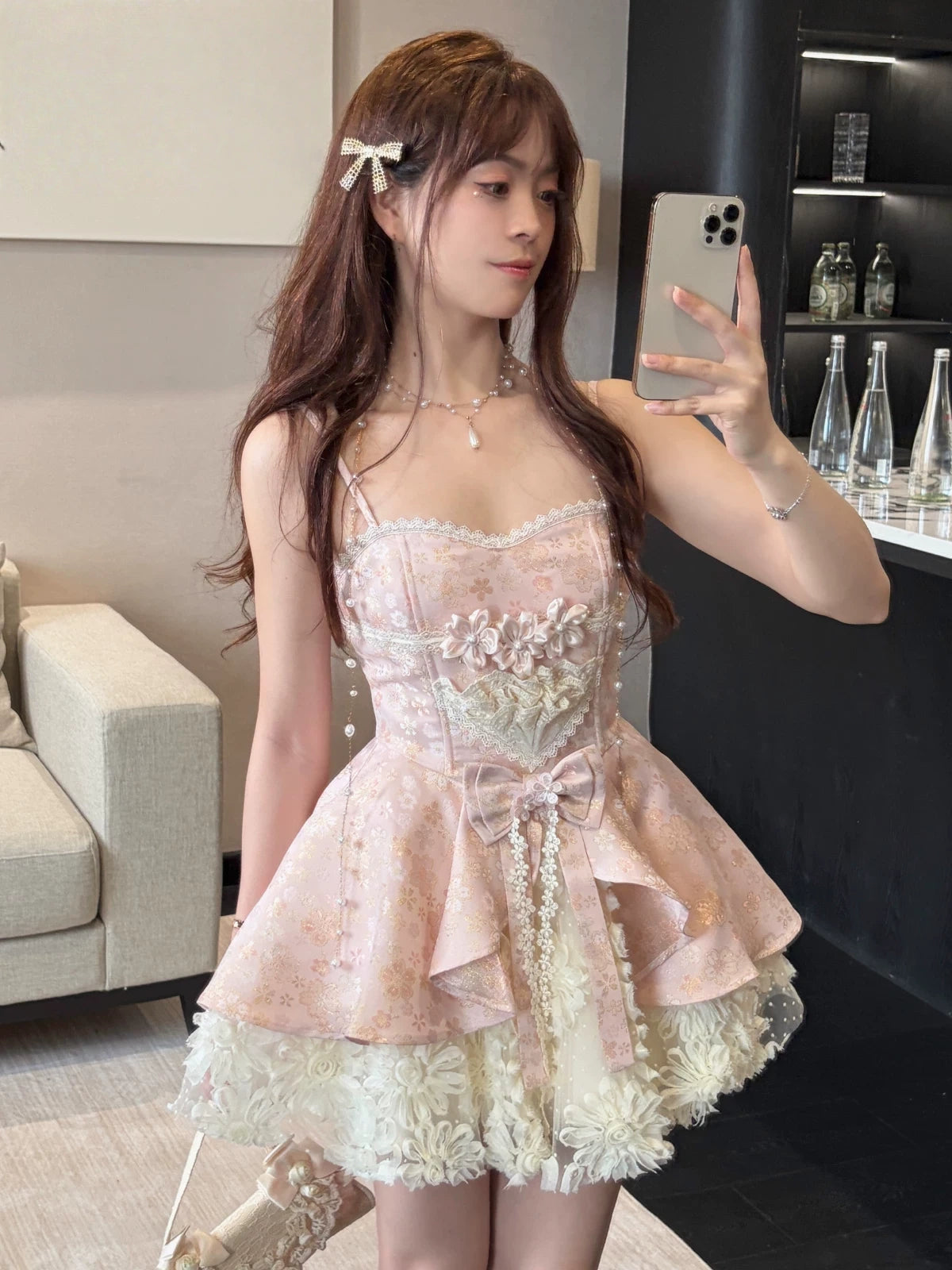 3D Floral Princess Dress  Birthday Party Dress  L169