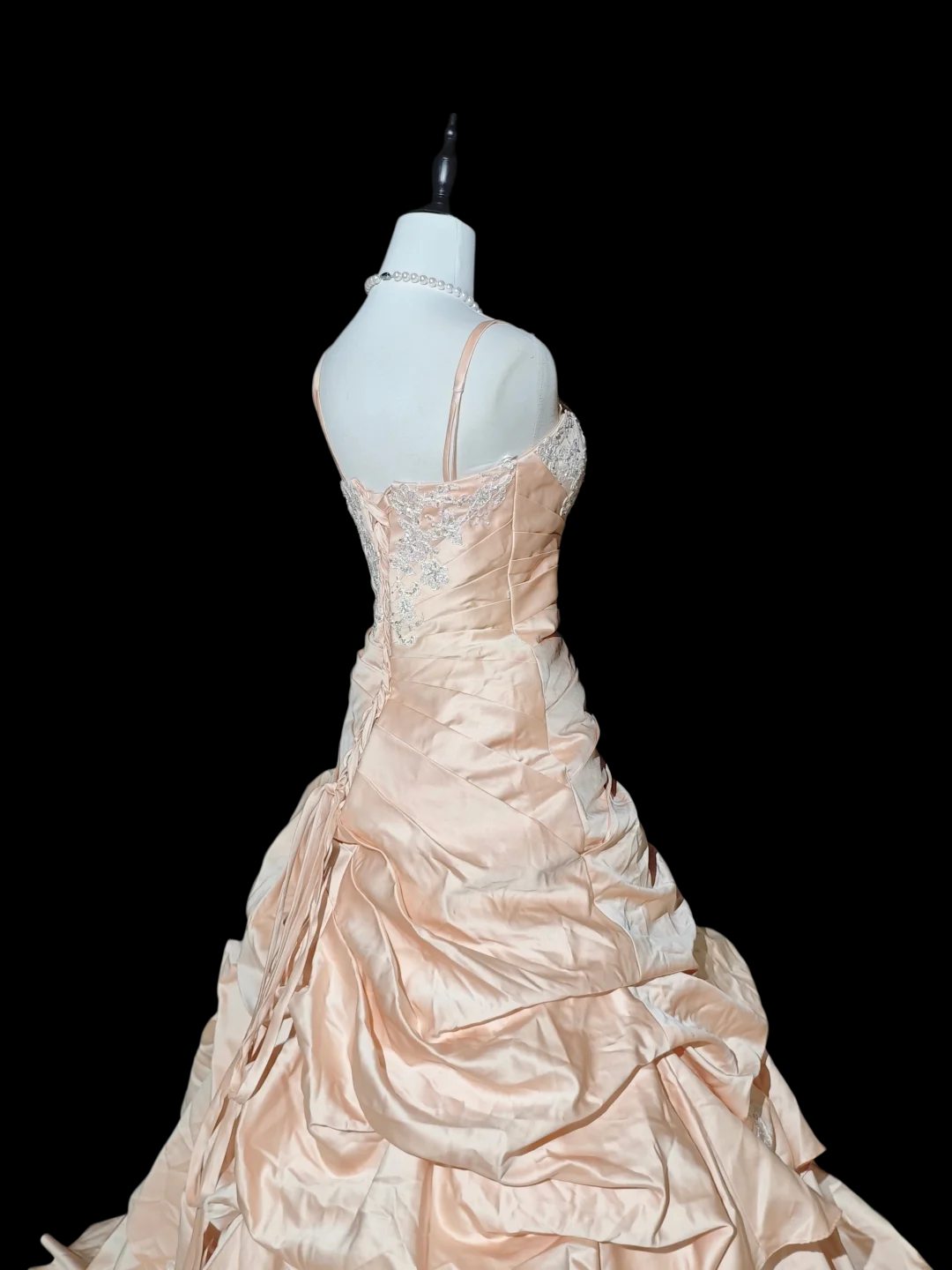 Ball Gown Sweet 16 Birthday Dress Satin Formal Prom Dress  P1046