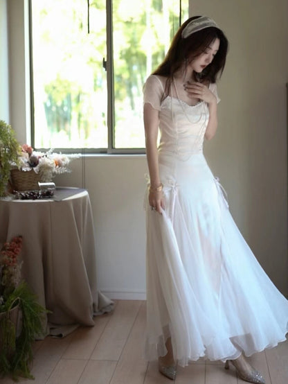 A Line Pink Prom Dress Sweet Princess Gown P702