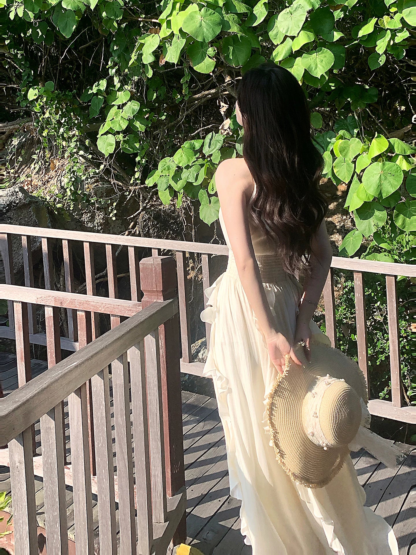 A Line Ruffled Chiffon Birthday Dress Beaded Evening Gown  P1594