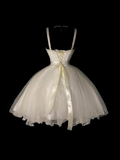 A Line Tulle Birthday Dress Sweet Homecoming Dress  P1762
