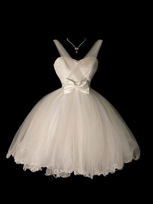 A Line Tulle Birthday Dress Sweet Homecoming Dress  P1762