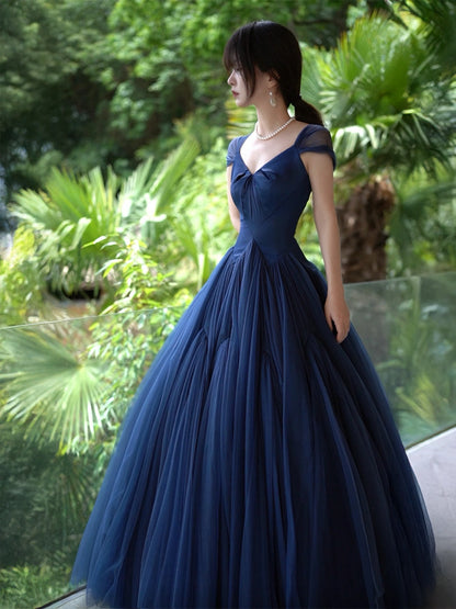 A Line Tulle Prom Party Dress Formal Evening Dress Princess  Birthday Gown P701