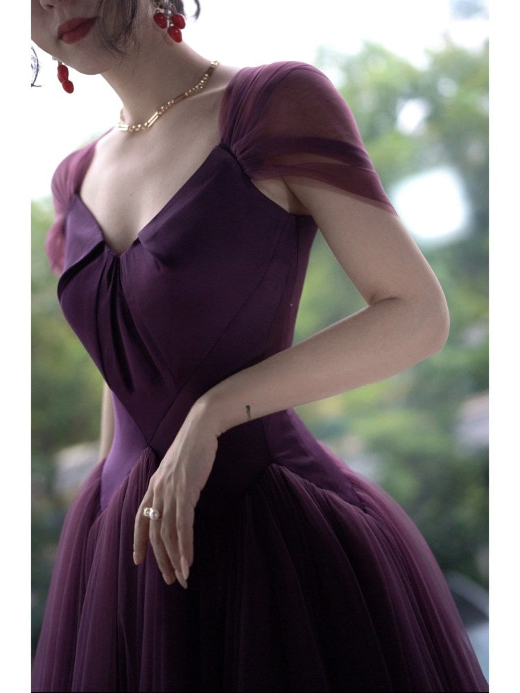 A Line Tulle Prom Party Dress Formal Evening Dress Princess  Birthday Gown P701