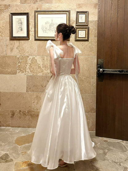A Line White Cute Birthday Dress Sweet Formal Dress  P1523