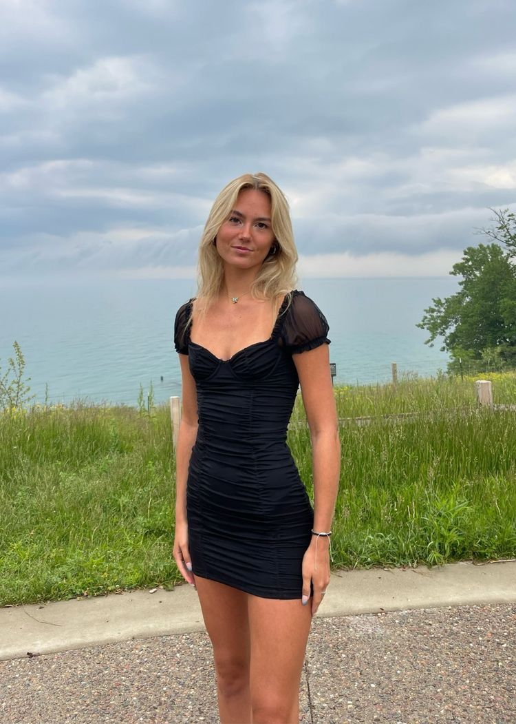Black Sheath Homecoming Dress Short Cocktail Dress   P2007