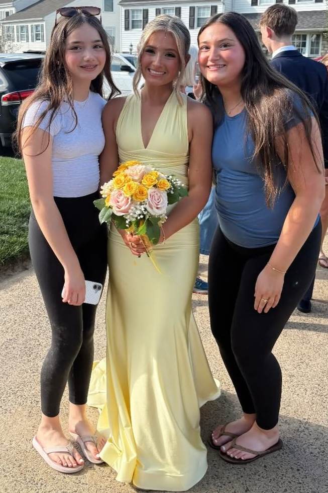 Halter V-Neck Satin Pleats Long Prom Dress With Train  P2564