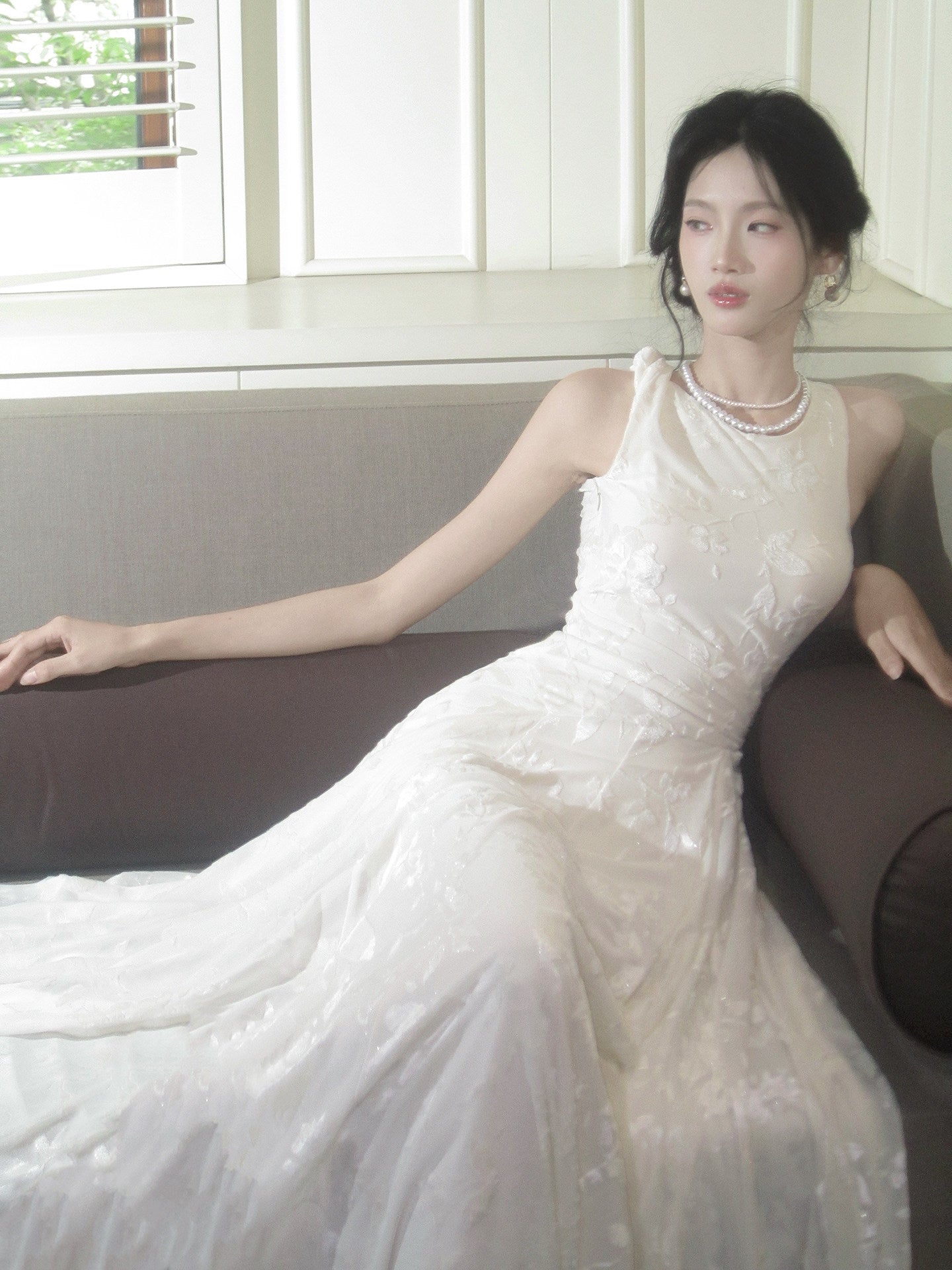 Elegant Sleeveless Formal Party Dress Birthday Dress Evening Dress  L32