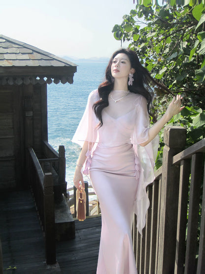 Lavender Sheath Formal Prom Dress Evening Dress  P1527