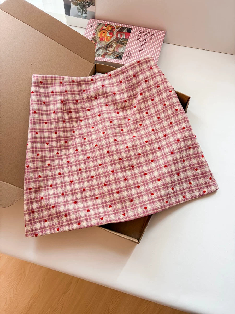 Maillard-style  Bodycon Mini Skirt  Summer Outfit  L124