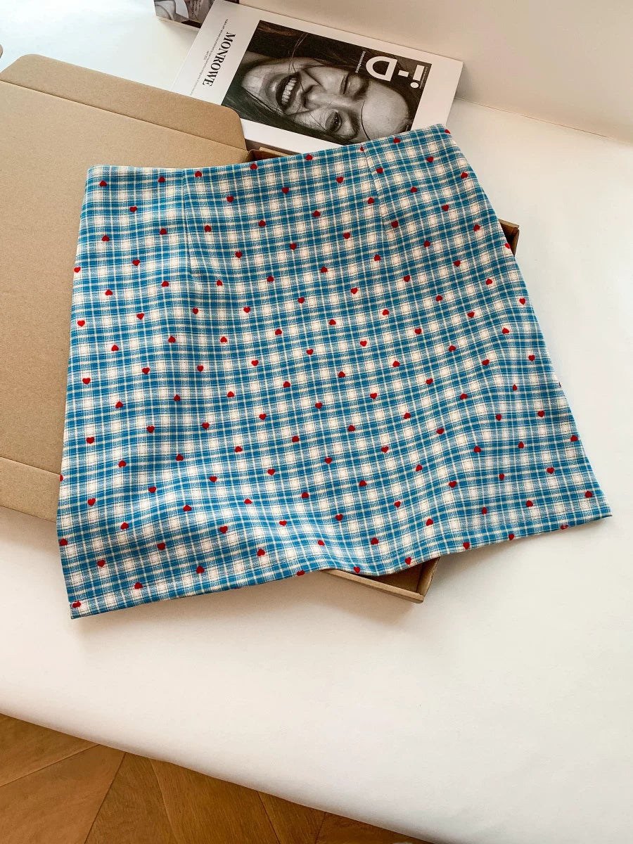 Maillard-style  Bodycon Mini Skirt  Summer Outfit  L124