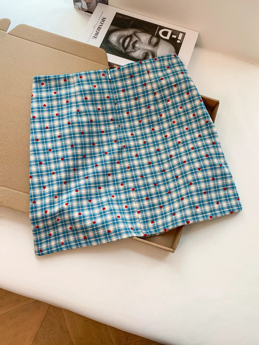 Maillard-style  Bodycon Mini Skirt  Summer Outfit  L124