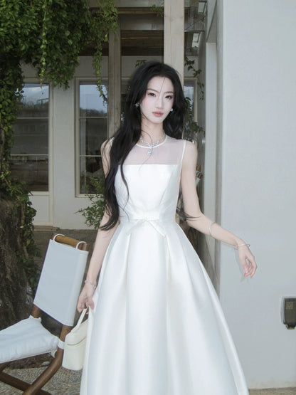 Modest A Line Round Neck Birthday Dress  P1656