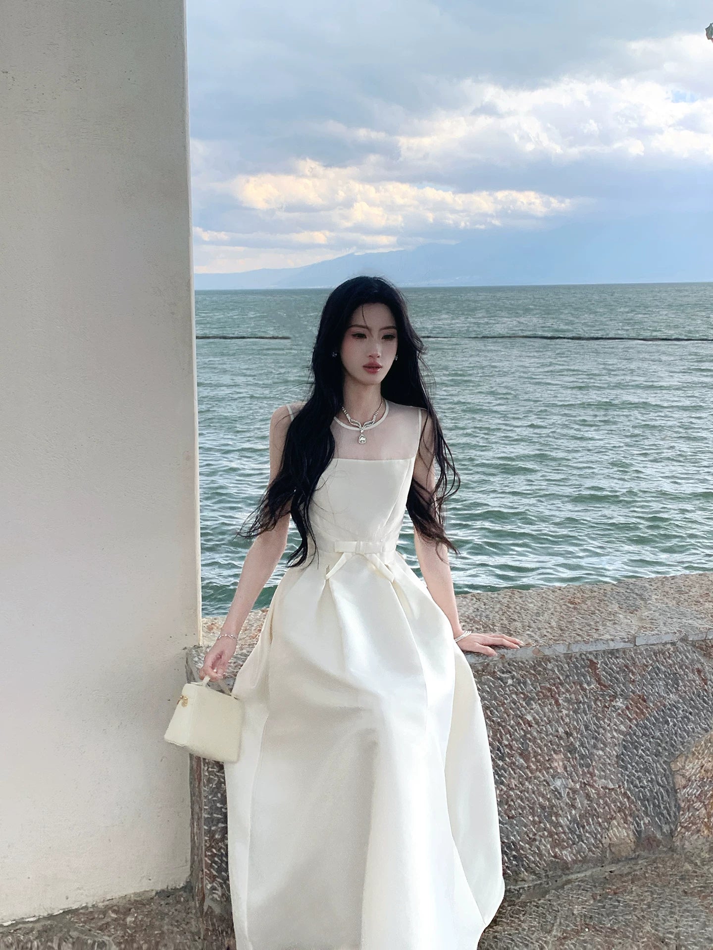 Modest A Line Round Neck Birthday Dress  P1656