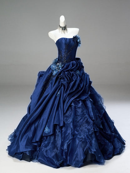 Navy Blue Ball Gown Quinceanera Dresses Sweet 16  Birthday Gown   P1184