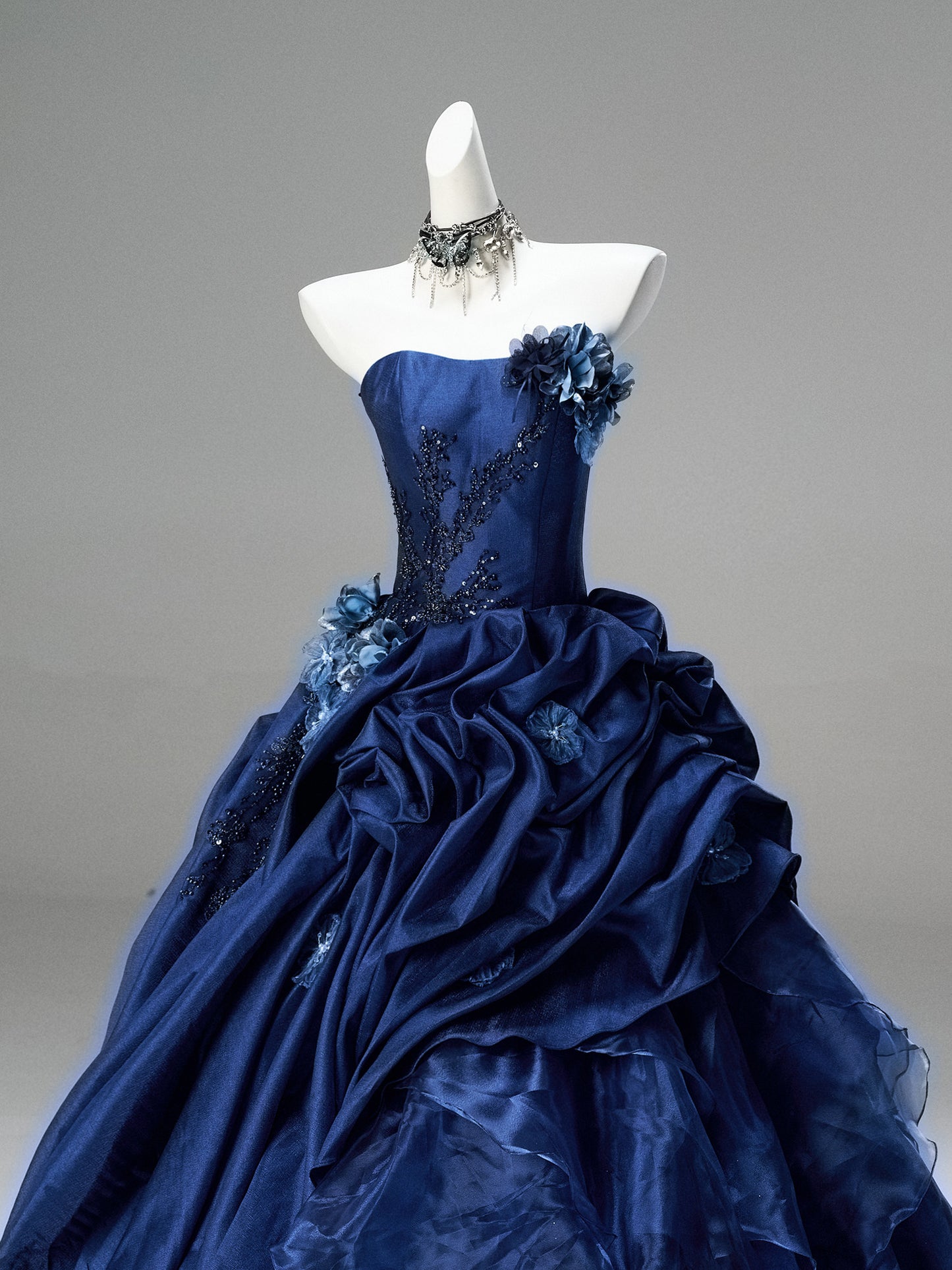 Navy Blue Ball Gown Quinceanera Dresses Sweet 16  Birthday Gown   P1184