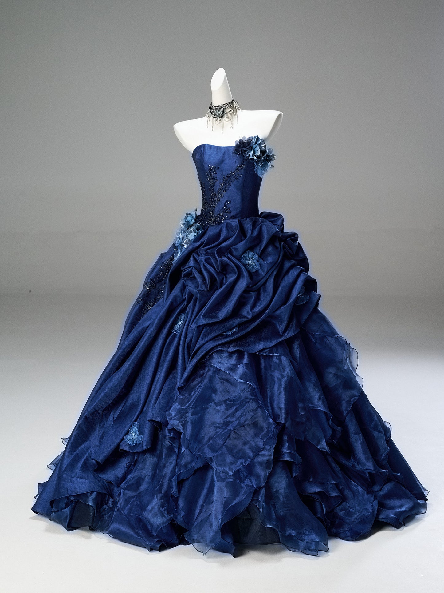Navy Blue Ball Gown Quinceanera Dresses Sweet 16  Birthday Gown   P1184