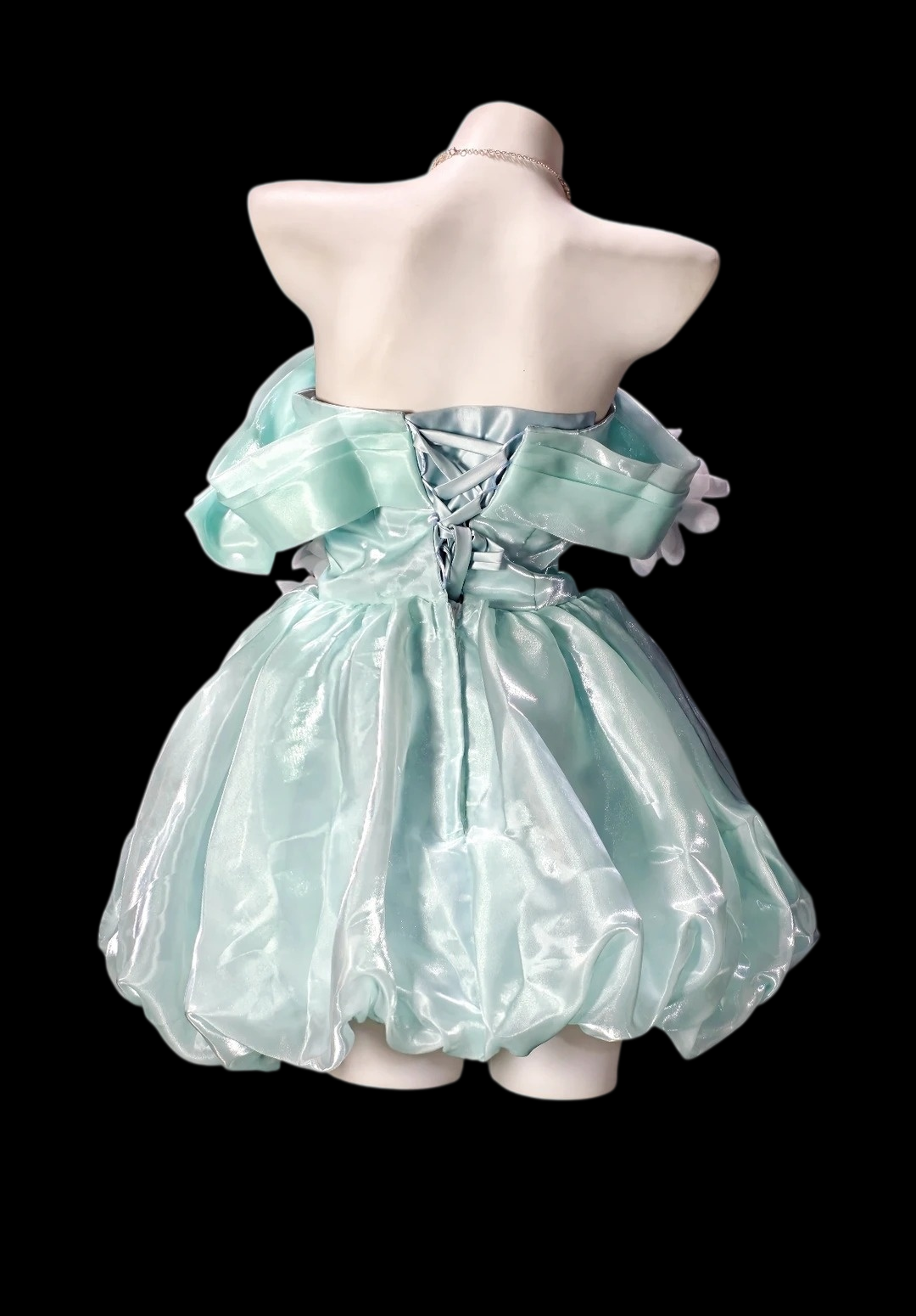 Off The Shoulder A Line Birthday Dress Short Homecoming Dress  P2173