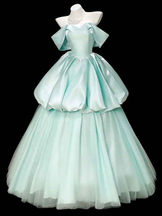 Off The Shoulder A Line Prom Dress Cute Birthday Gown P812