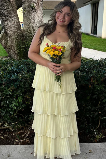 Off The Shoulder Chiffon Ruffle Formal Prom Dress  P1022