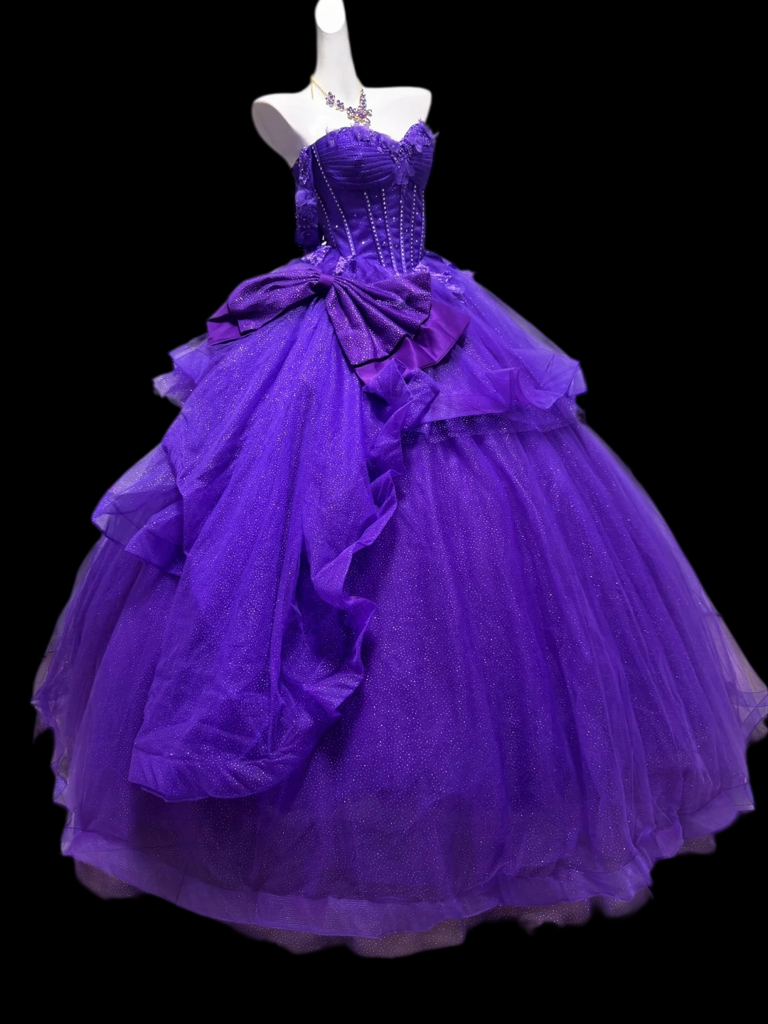 Off The Shoulder Purple Sweet 15 Quinceanera Dresses  P2420