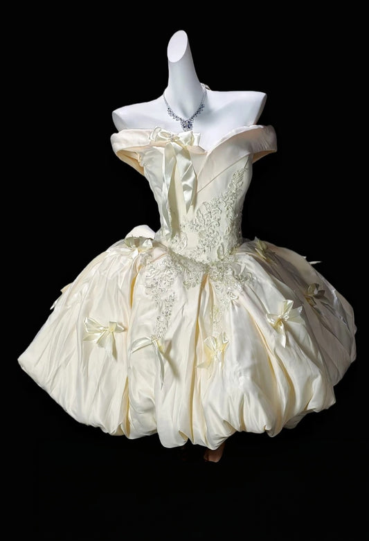 Off The Shoulder Short Birthday Dress A Line Sweet Homecoming Dress  P1827