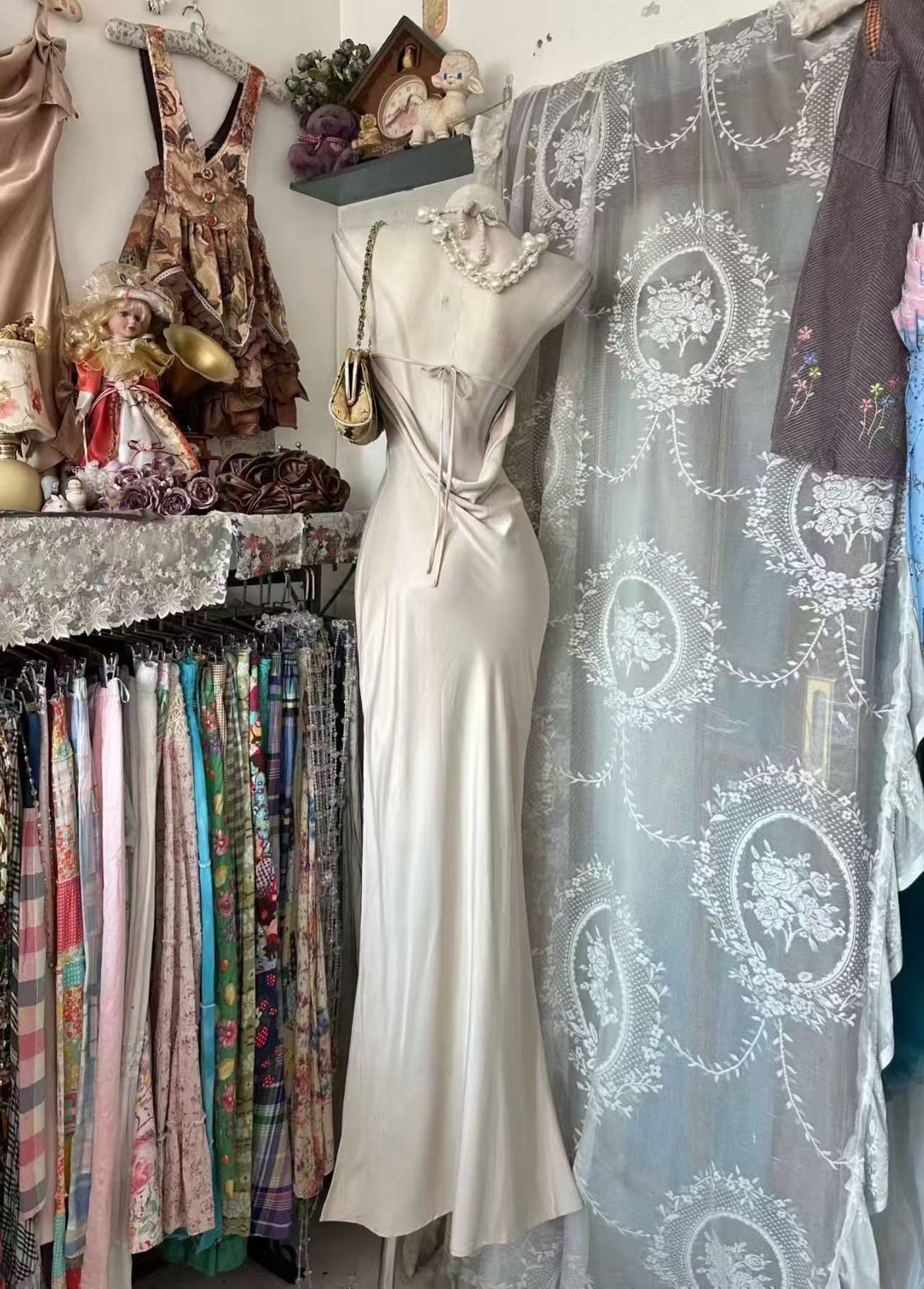 Open Back Mermaid Evening Dress Sexy Prom Dress  P2686
