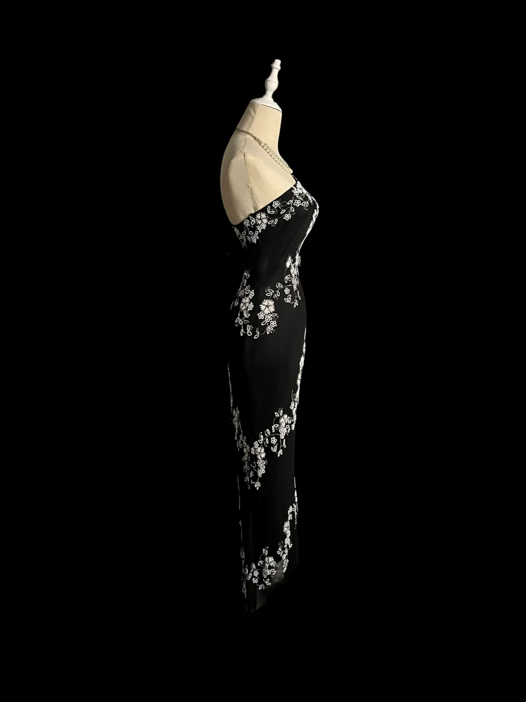 Black Sheath Beaded Prom Dress Formal Evening Party Dress Birthday Dress  P101