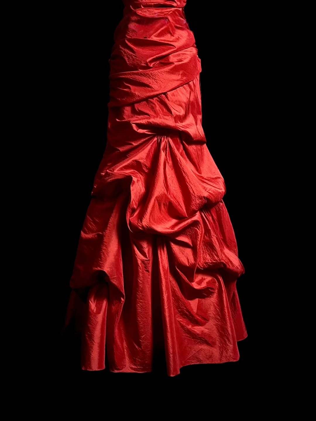 Strapless Red A Line Prom Dress Formal Party Evening Dress  P105