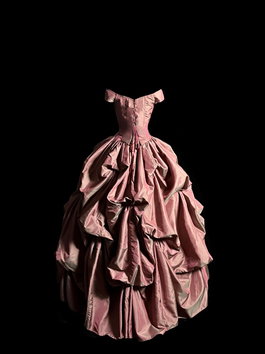 Off The Shoulder Pink Ball Gown Birthday Dress Formal Party Dress  P108