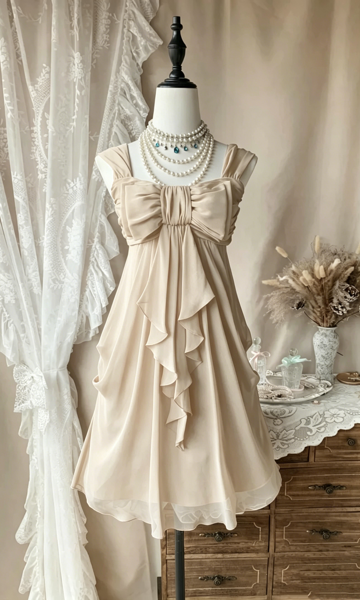 Navy Blue A Line Ruffled Chiffon Short Homecoming Dress  P1094