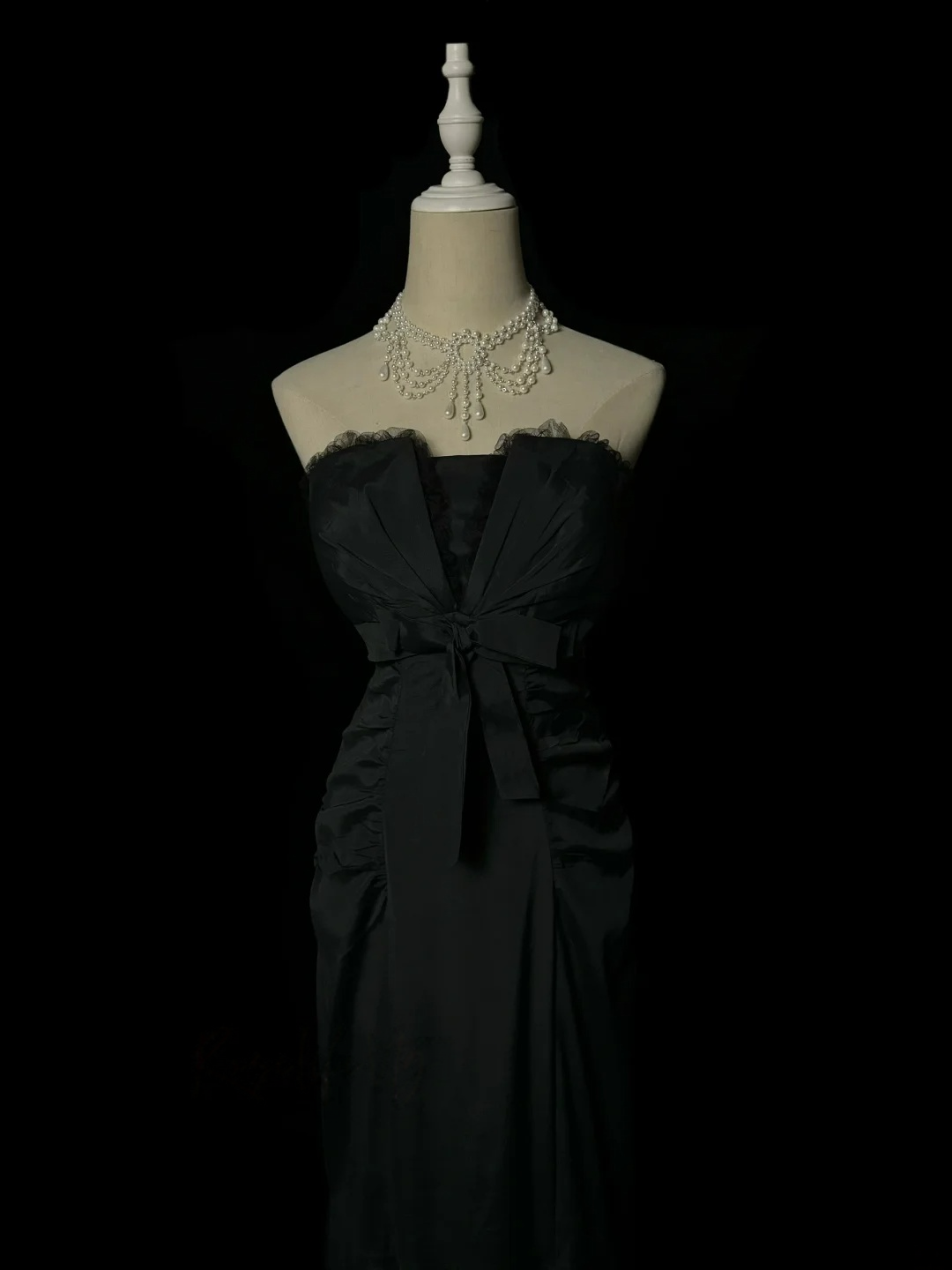 Black Sheath Satin Prom Dress Evening Dress Formal Dress  P119