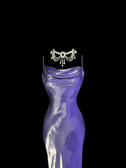 Purple Sheath Prom Dress Evening Dress Formal Dress  P121