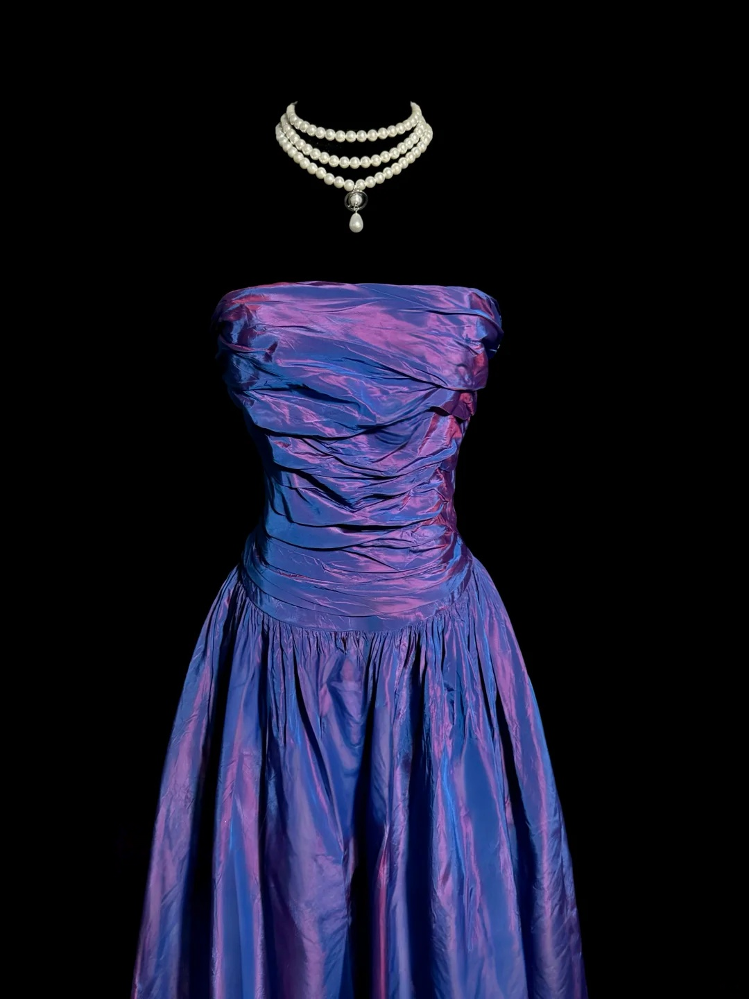 Strapless A Line Purple Prom Dress Formal Party Dress  Evening Dress  P126