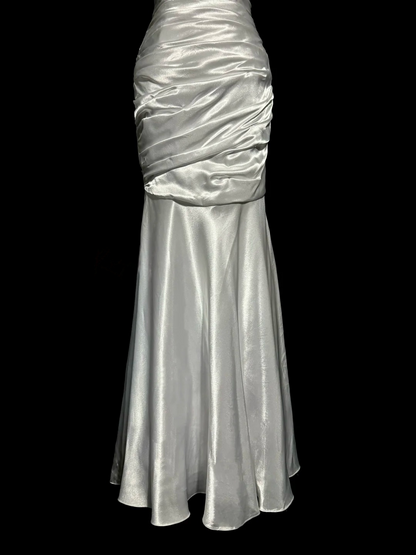 Sweetheart Ivory Sheath Evening Dress With Applique Elegant Wedding Dress  P129