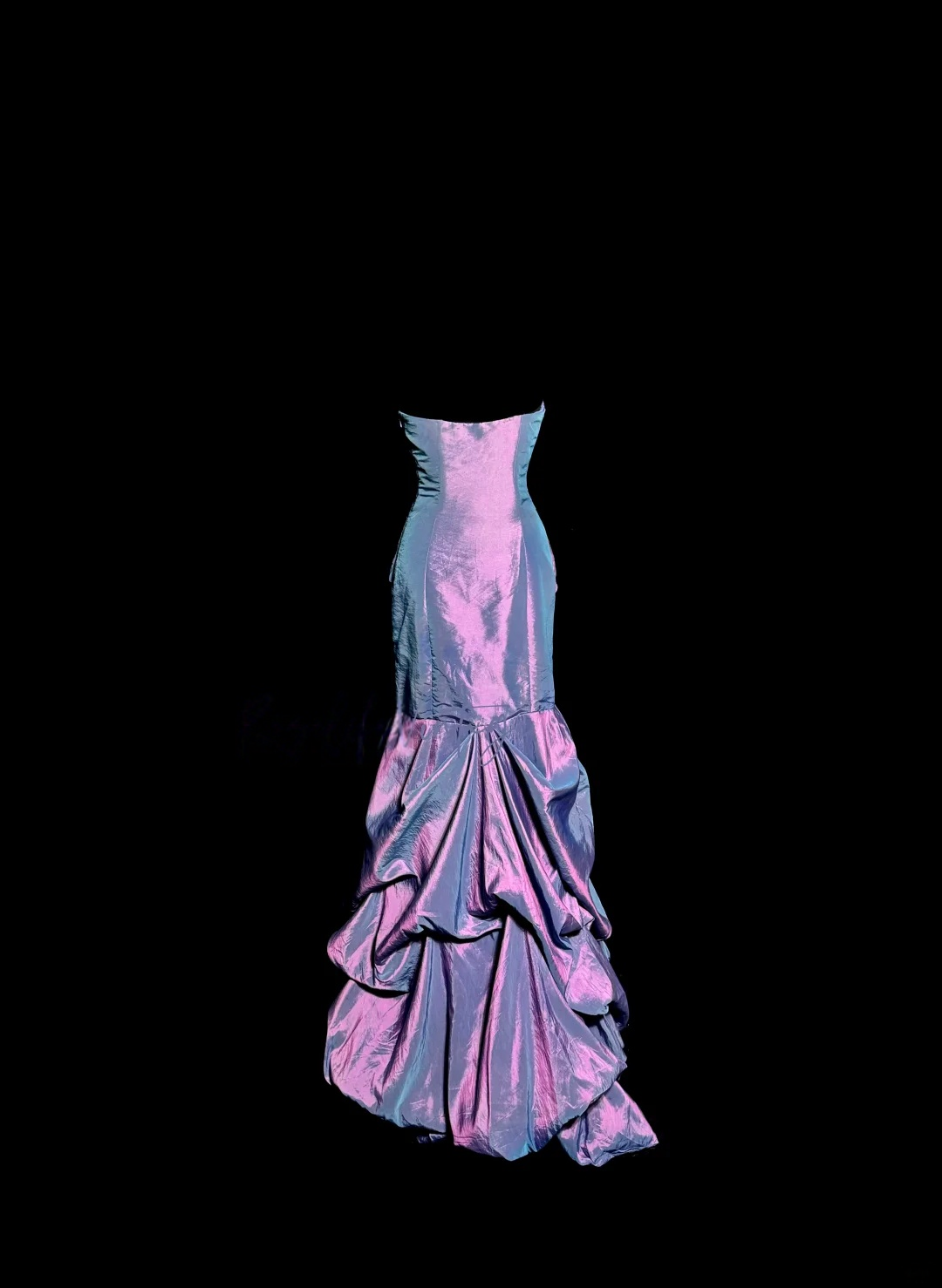 Strapless Purple Mermaid Prom Dress Formal Party Dress  P144