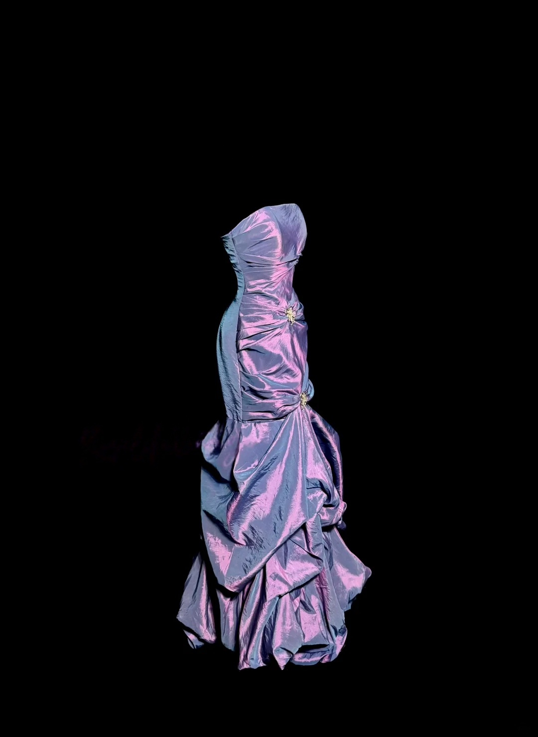 Strapless Purple Mermaid Prom Dress Formal Party Dress  P144