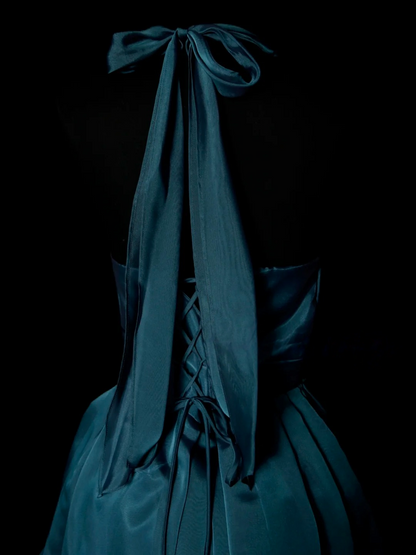 Halter A Line Short Prom Dress Formal Party Dress Evening Dress  P151